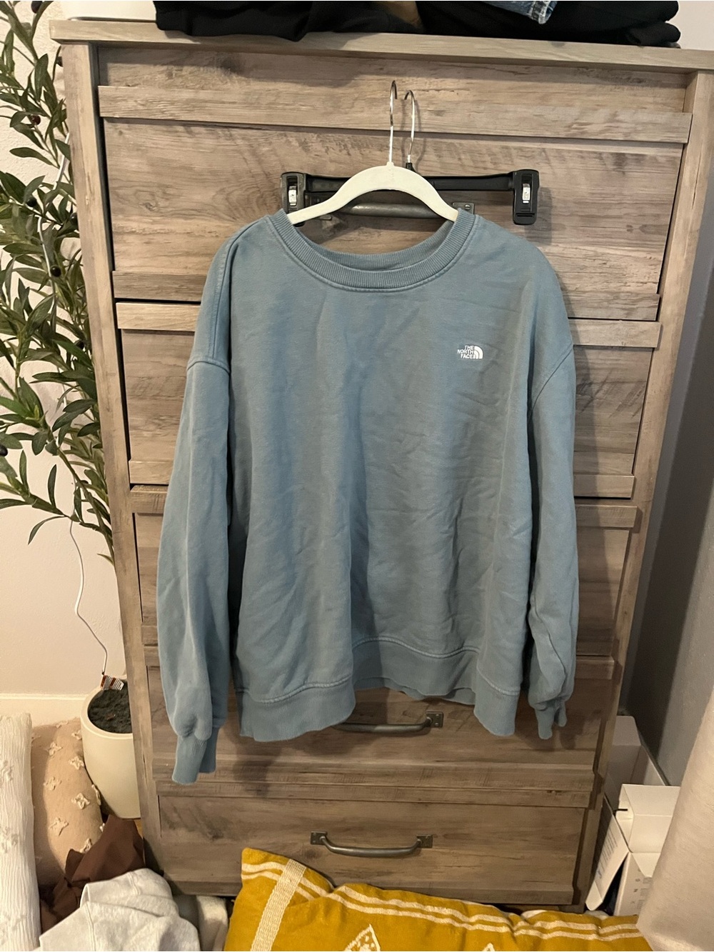 The North Face Women's Crewneck Sweatshirt in Dusty Green